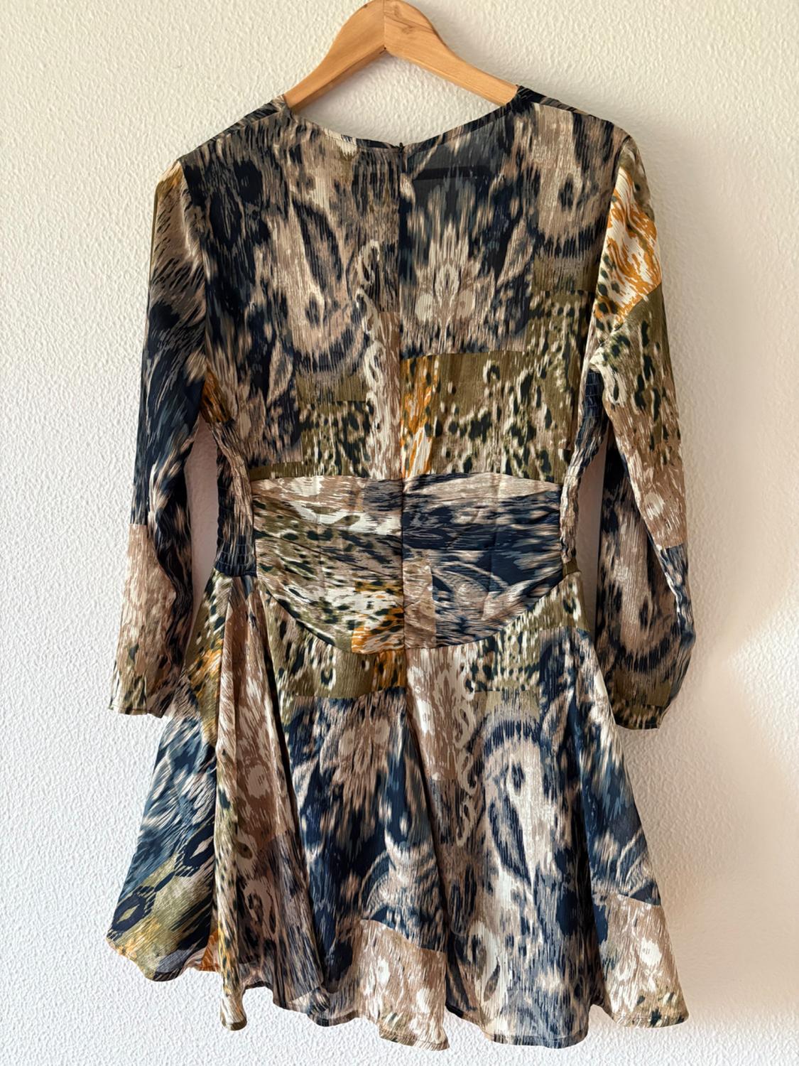 PRINTED MINI DRESS - Image 5