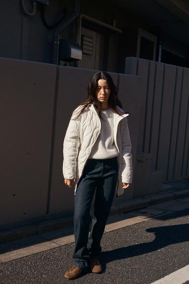 フーデッド パフジャケットエクリュ0Zaraのフーデッド パフジャケット - エクリュ - 画像 0