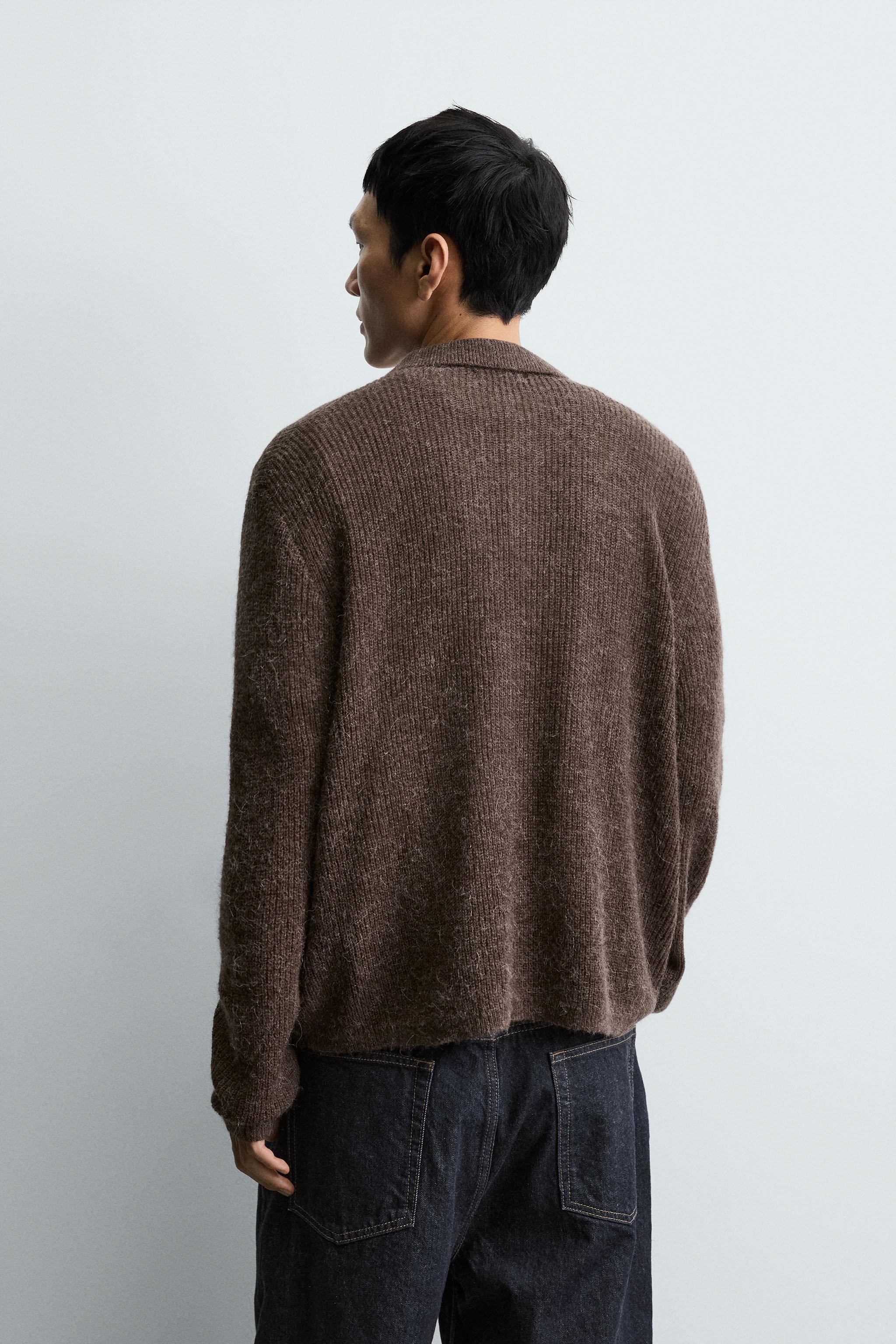 TEXTURED KNIT POLO SHIRT