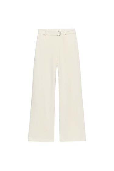 RUSTIC TROUSERS WITH BELT