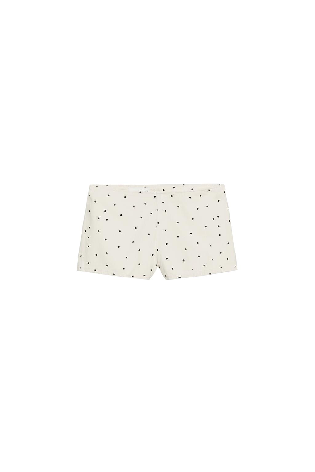 POLKA DOT MINI SHORTS