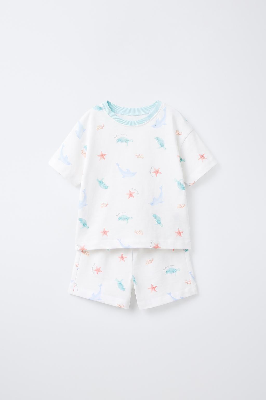 Zara 1 1/2-6 yaş/ Dənizçi estamp çap olunmuş pijama
