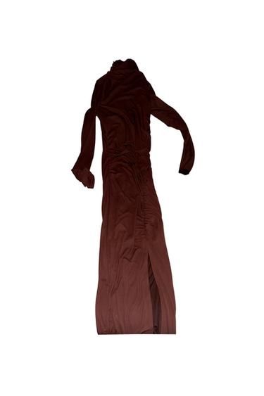 BROWN LONG DRESS