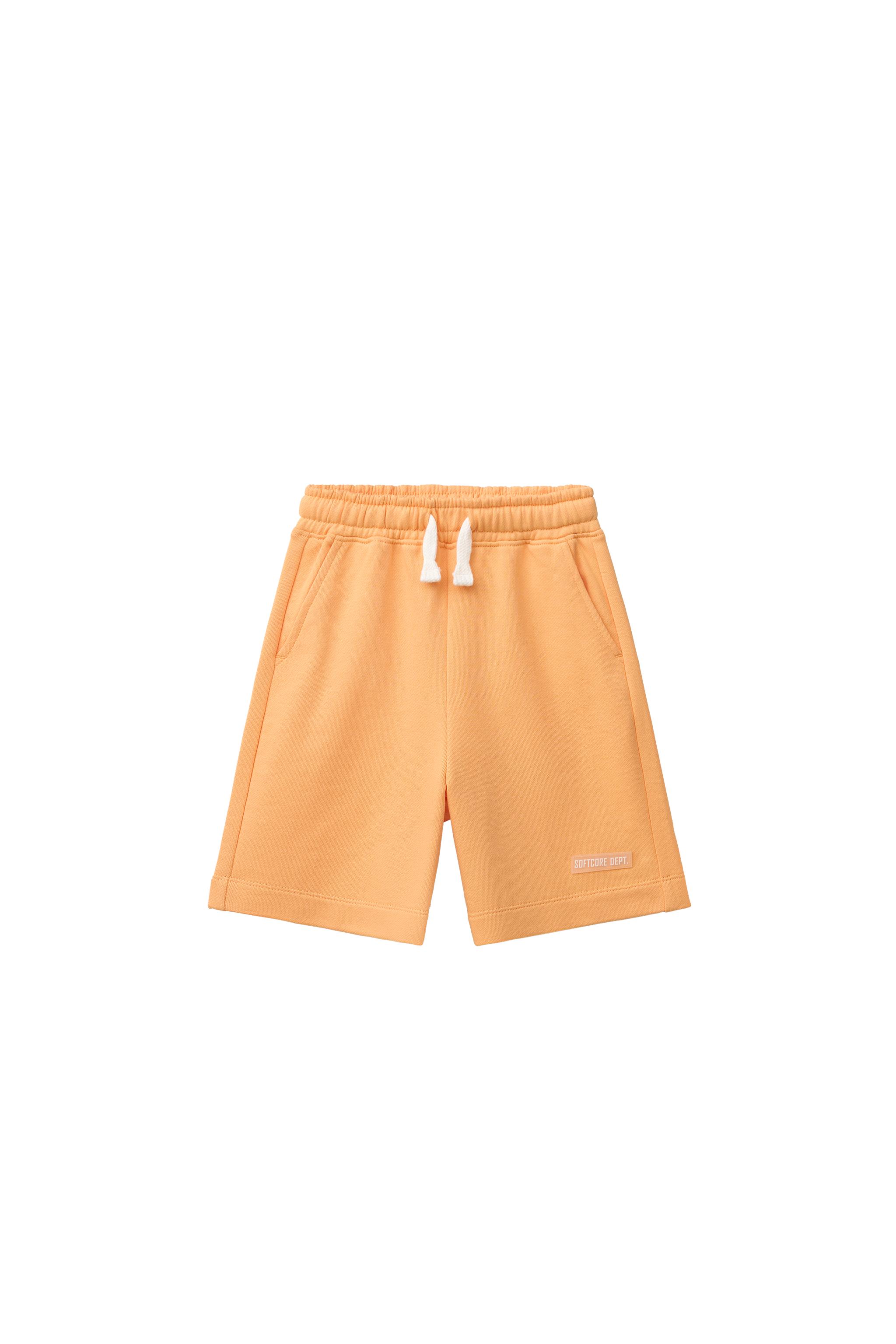 NUMBER PRINT JOGGING SHORTS - Orange | ZARA Canada