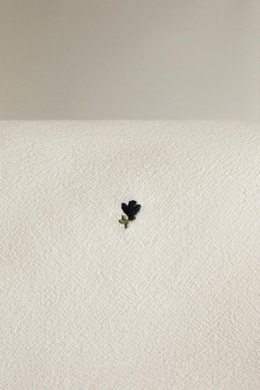 KIDS’ FLORAL BOLSTER - Oyster-white by Zara - Image 3