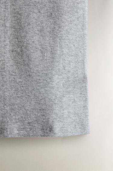 TOP EN COTON RÉVERSIBLE - Gris de Zara - Image 3