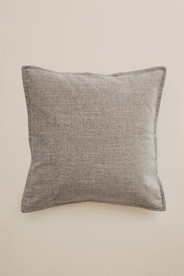 VELVET CUSHION COVER — Beige 1