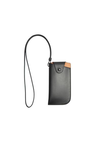 LEATHER PHONE BAG