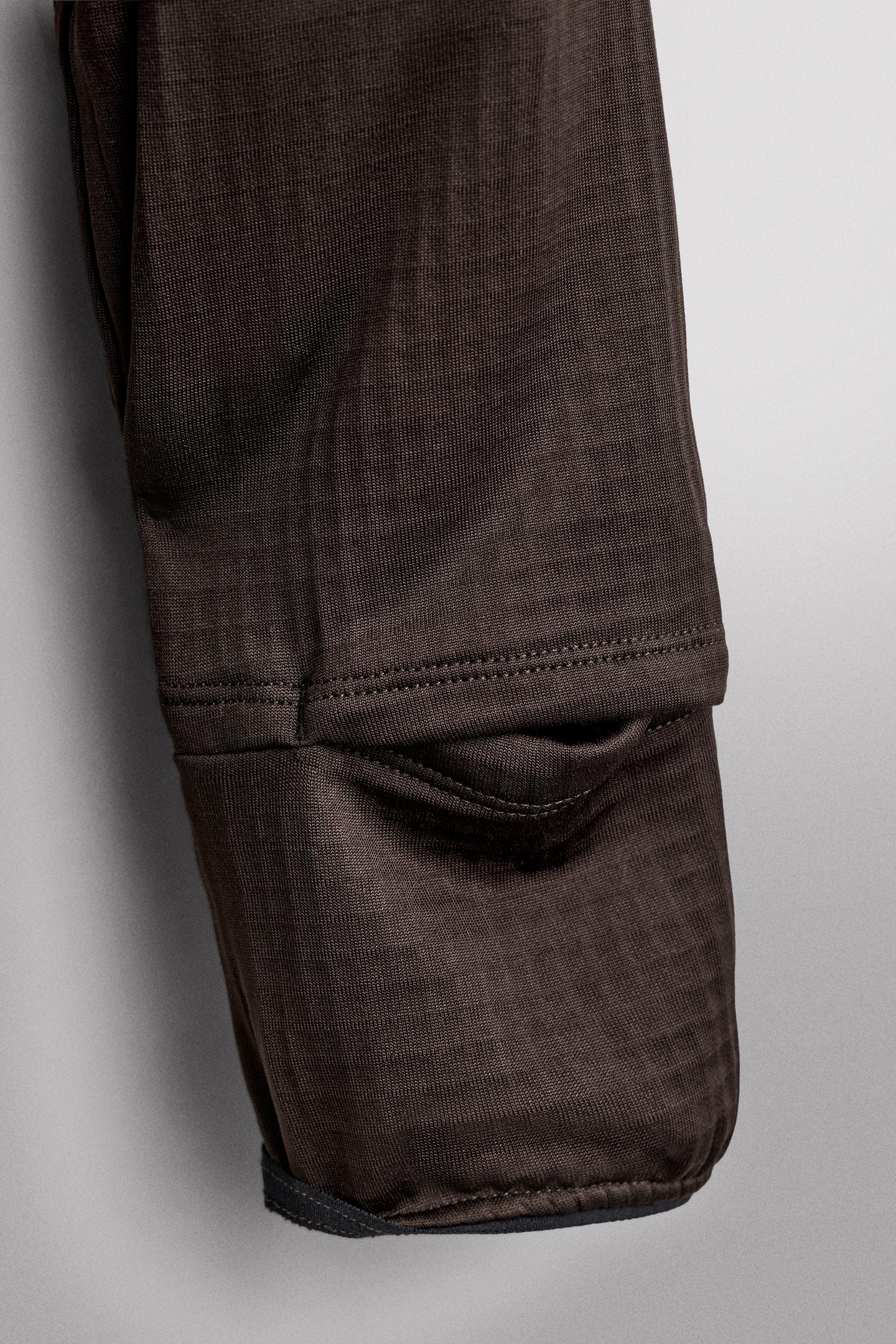 Мужская куртка Zara Mid-Layer Training, цвет: Коричневый — фото 10