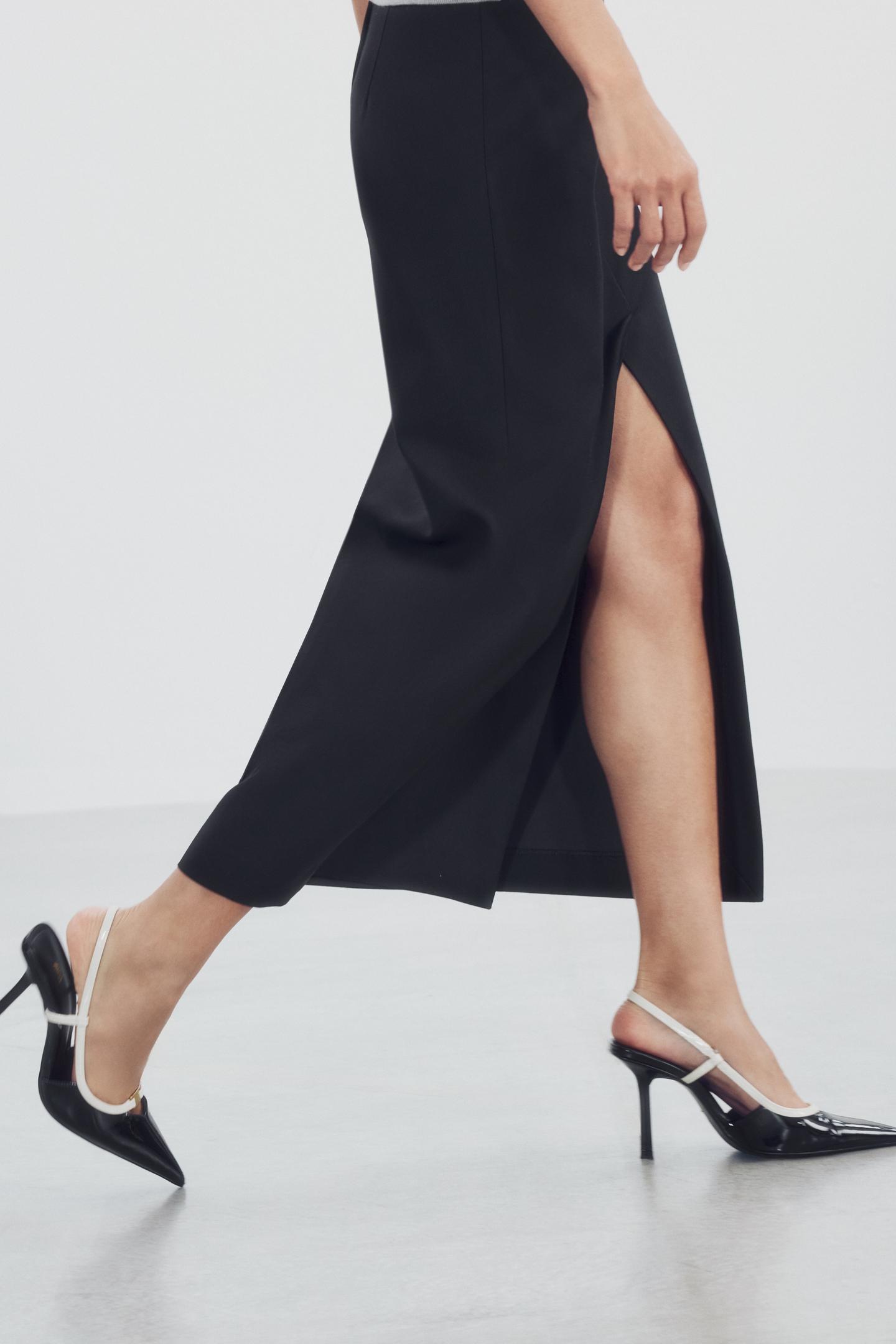 Женские туфли Zara Patent Effect Slingback, цвет: Разноцветный — фото 2