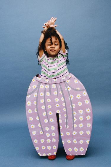 STRIPED T-SHIRT - Mauve by Zara - Image 5