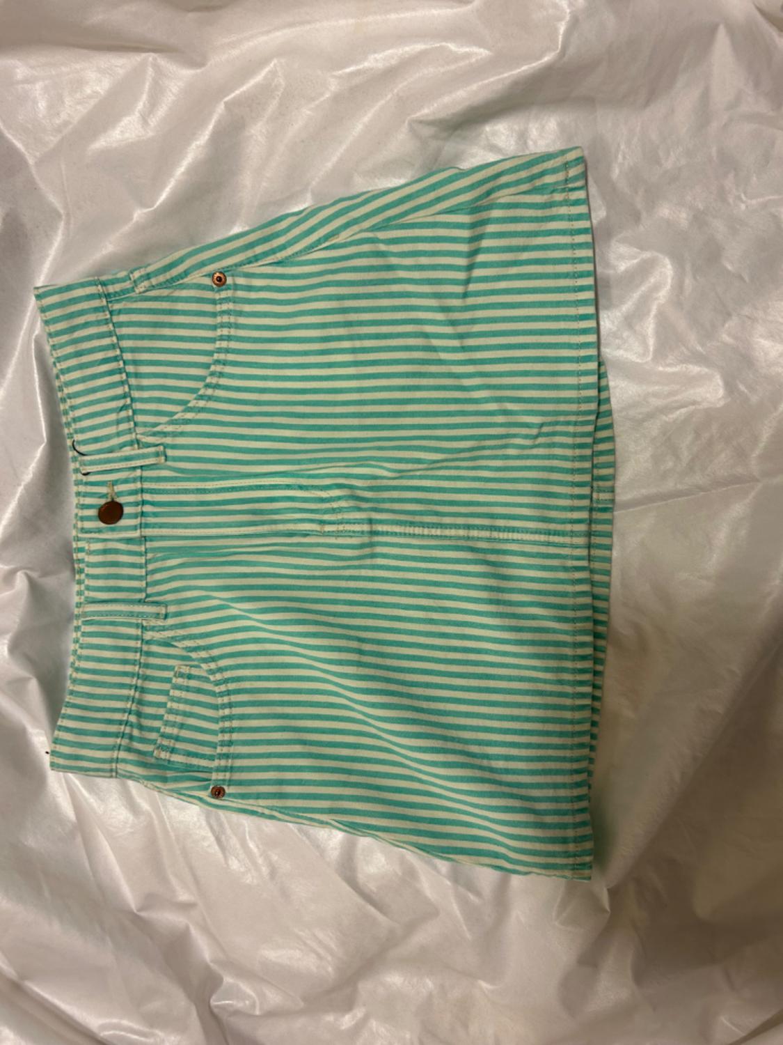 STRIPED DENIM SKIRT - Image 3