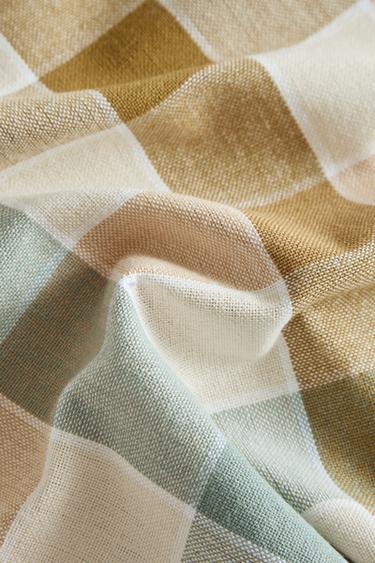 DYED THREAD CHECK TABLECLOTH - Bluish by Zara - Image 3
