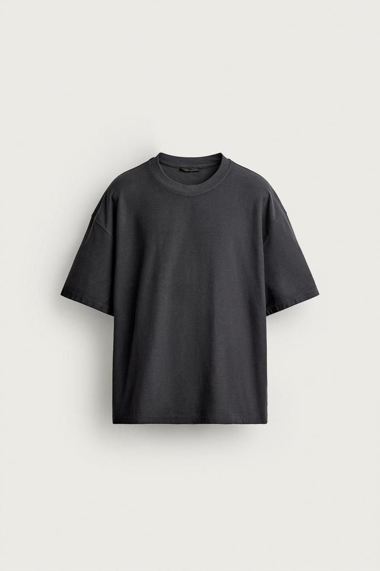 RELAXED FIT SEAM DETAIL T-SHIRT