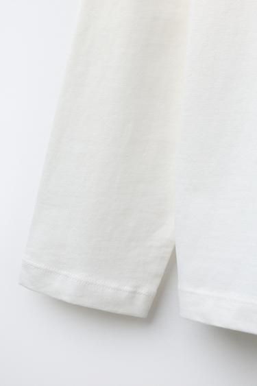 SLOGAN PRINT T-SHIRT - White by Zara - Image 3