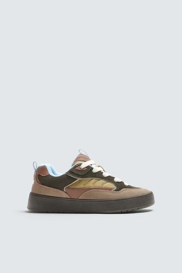 SKATE TRAINERS - Brown by Zara