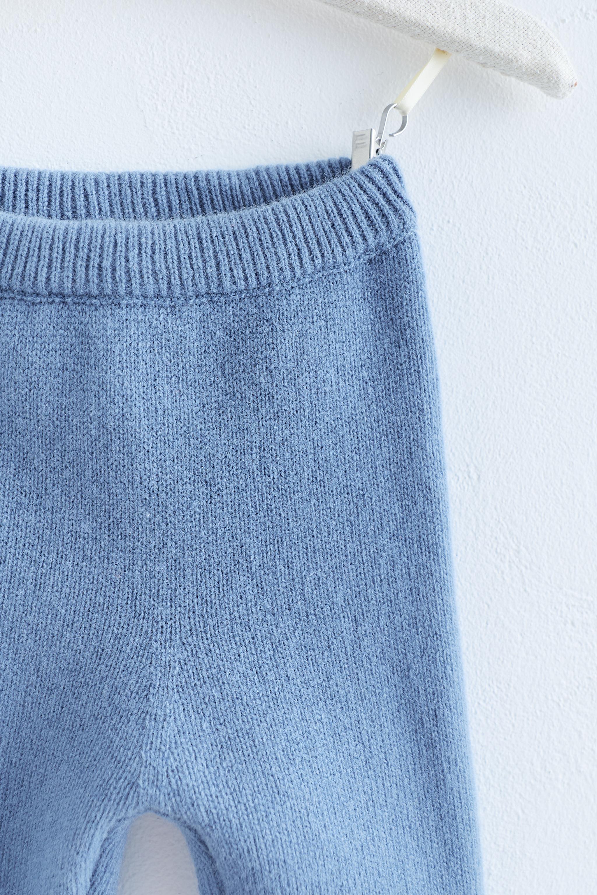Zara Timeless - 100% Wool Knit Leggings