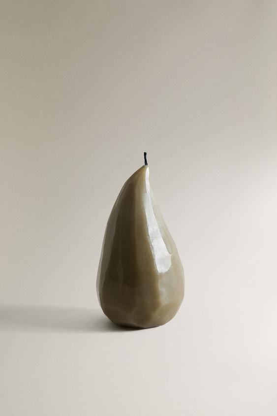 BOUGIE DÉCORATIVE GOUTTE VERTE - Vert de Zara - Image 0
