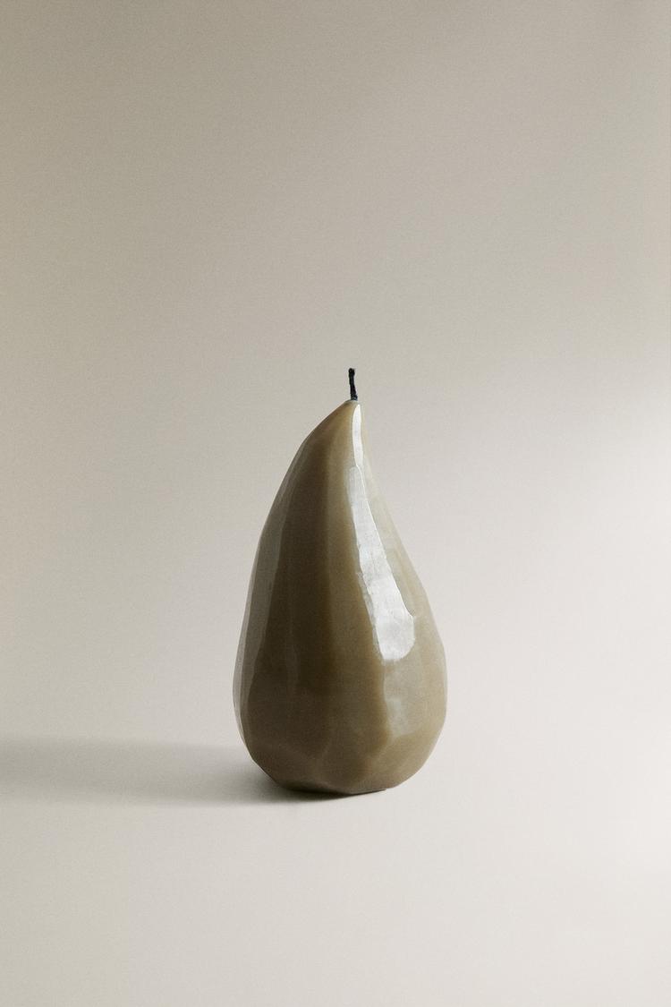 GREEN DROP DECORATIVE CANDLE — Green