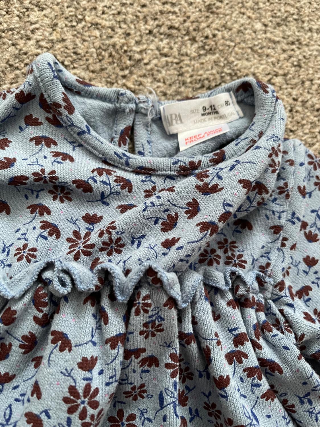 FLORAL TEXTURED DRESS - Image 3