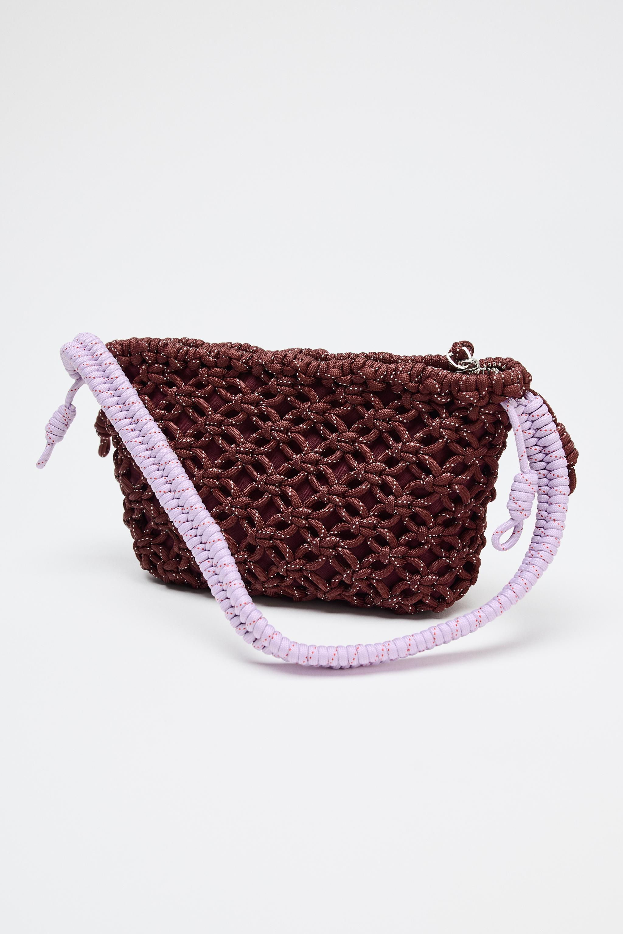 ZARA【NEW】ROPE SHOULDER BAG Zara | Bags | Zara Braided Rope Shoulder Bag | Poshmark