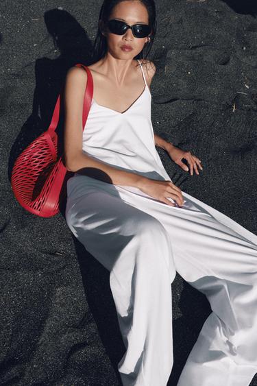 ASYMMETRIC HEAVY COTTON TOP - White by Zara - Image 0