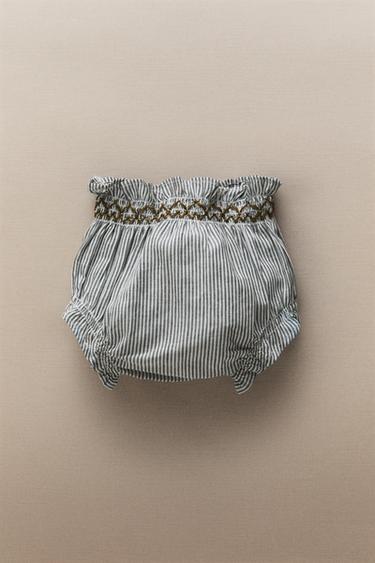 STRIPED BABY BLOOMERS - Blue by Zara - Image 4
