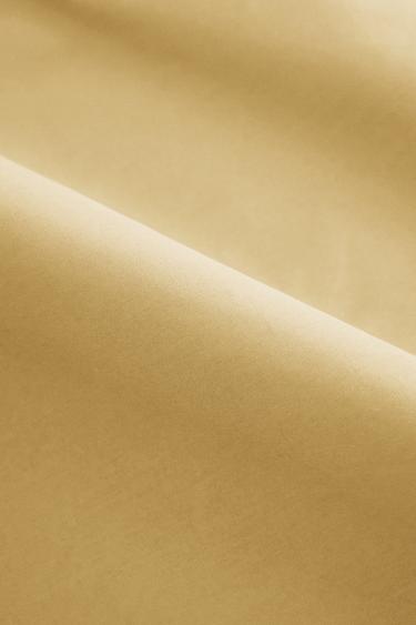 SATEEN DUVET COVER (300 THREAD COUNT) - Pastel yellow by Zara