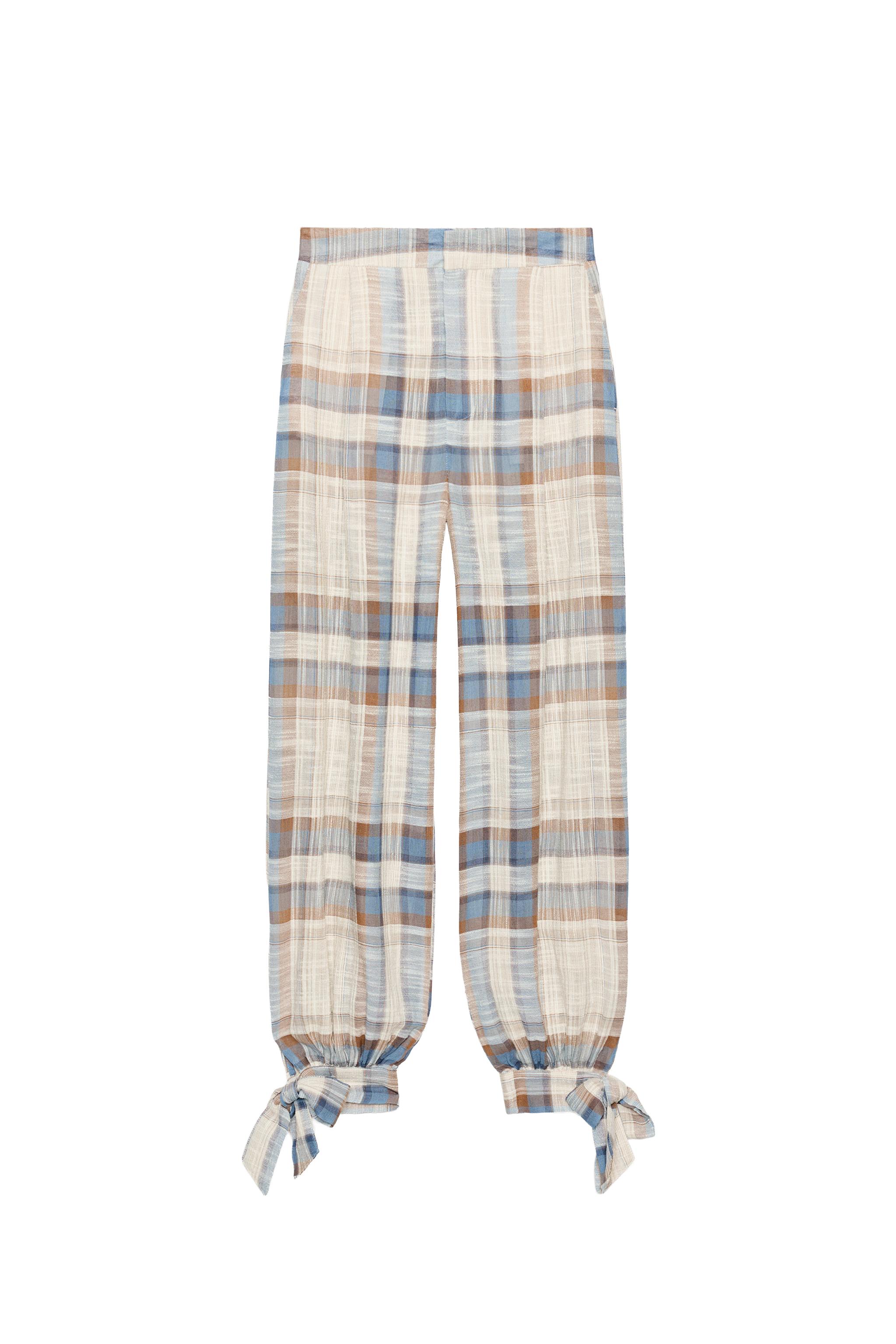 PANTALÓN BOMBACHO LAZOS CUADROS