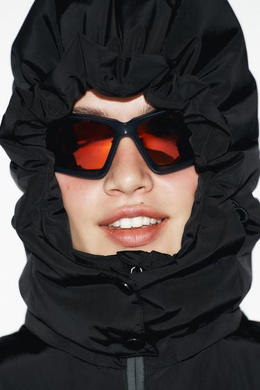 DOUDOUNE RÉSISTANTE À L'EAU COUPE-VENT TECHNOLOGIE RECCO® COLLECTION SKI - Noir de Zara - Image 3