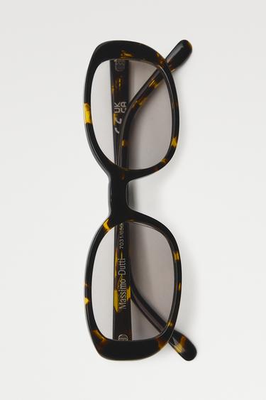 Lunettes ovales effet écaille -  de Zara