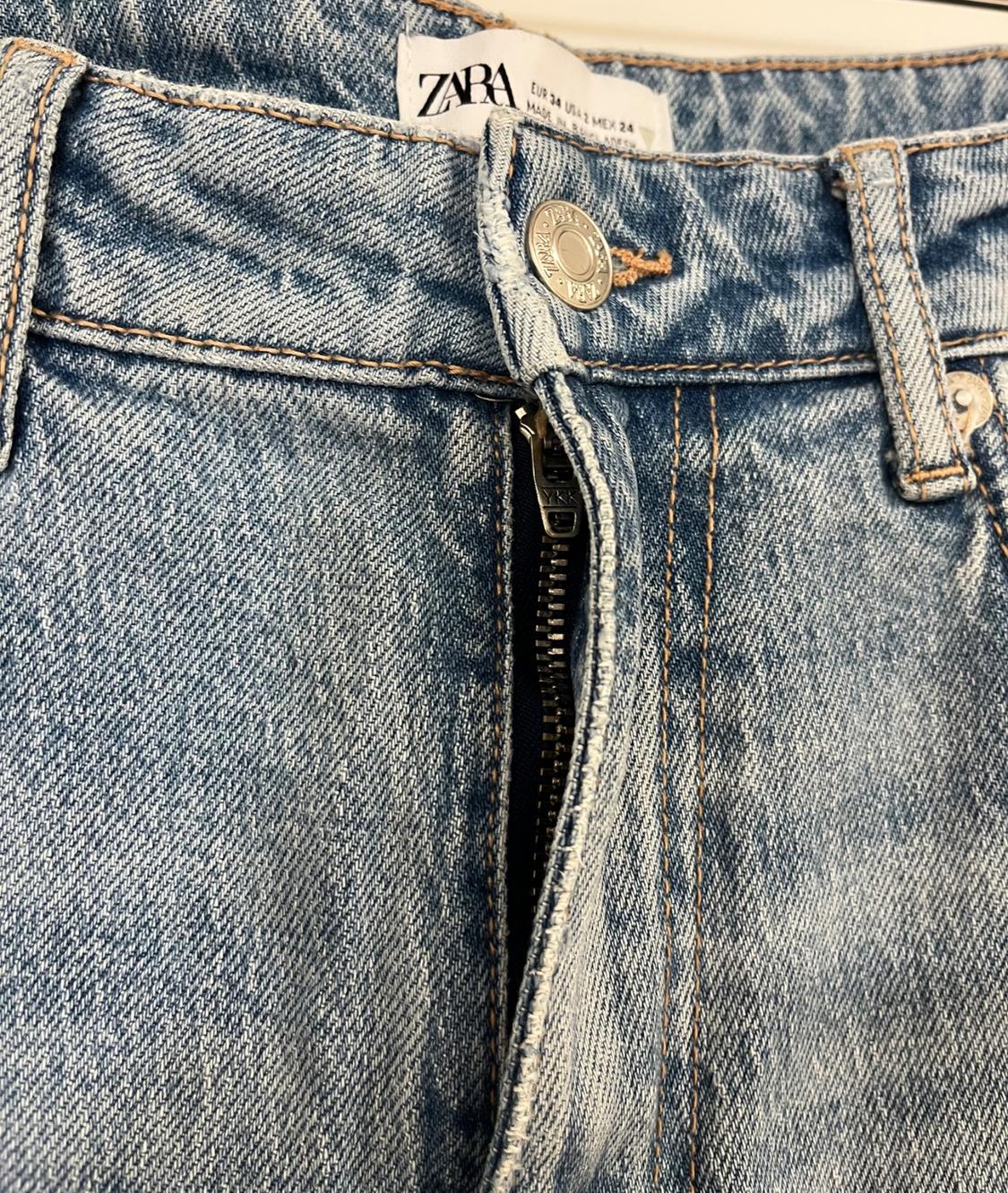 SLIM-FIT SPLIT-HEM TRF JEANS - Image 2