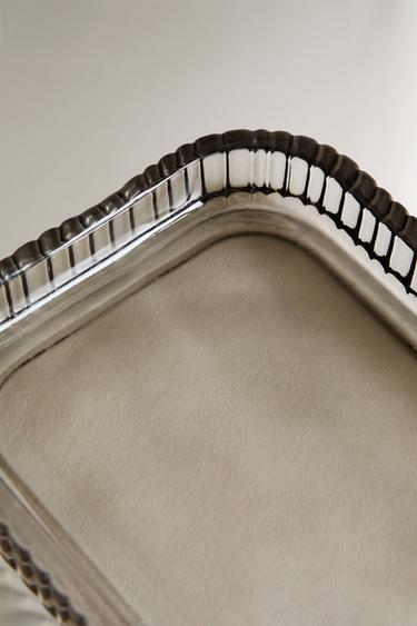 BOROSILICATE GLASS TRAY - Grey by Zara - Image 4
