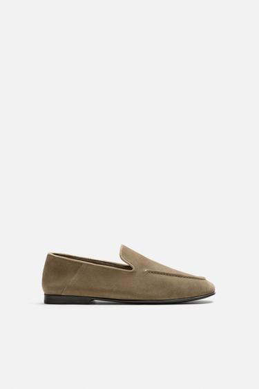 MOCASSIM DE COURO - Bege da Zara
