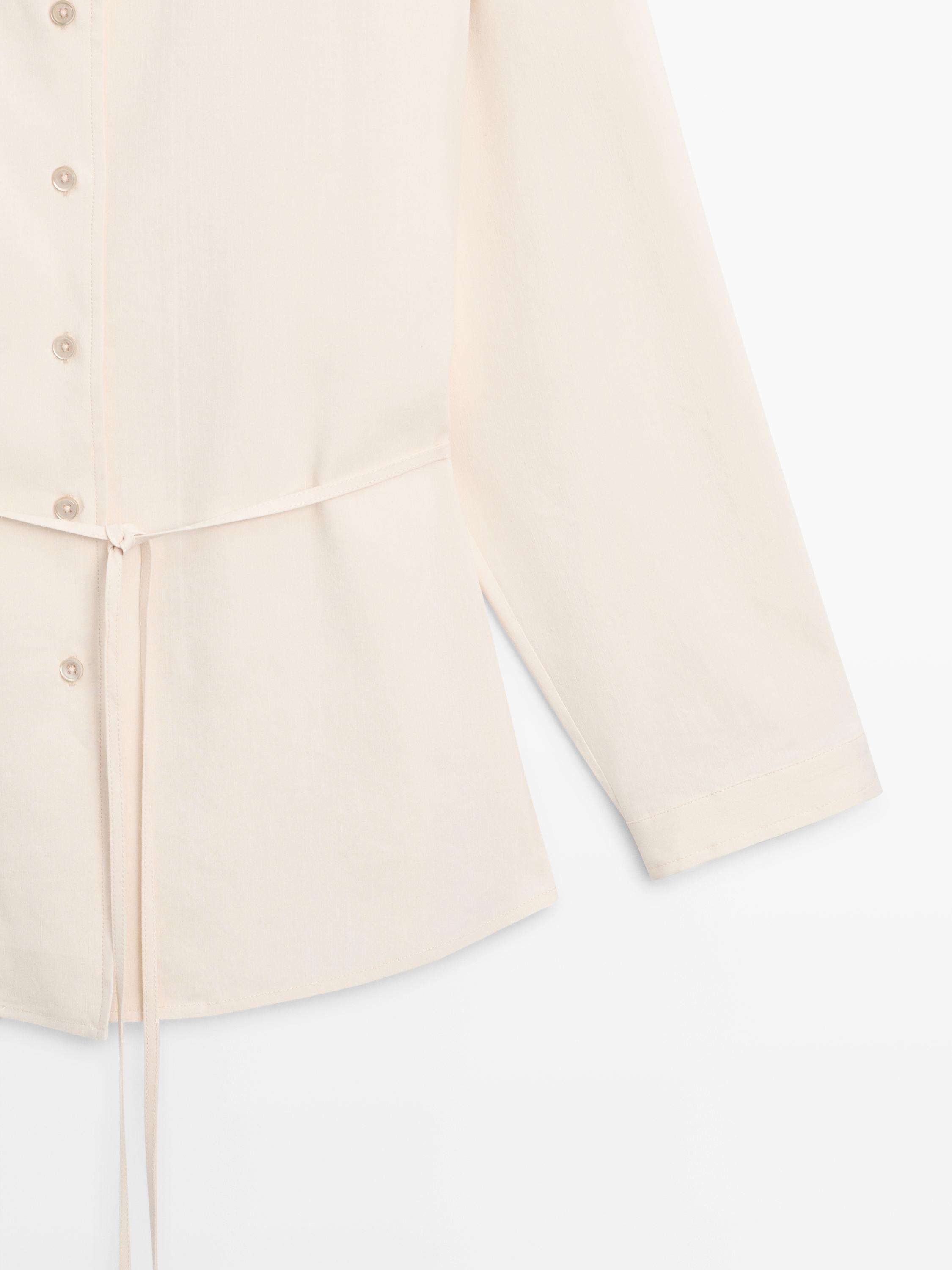 Surchemise fluide détail col