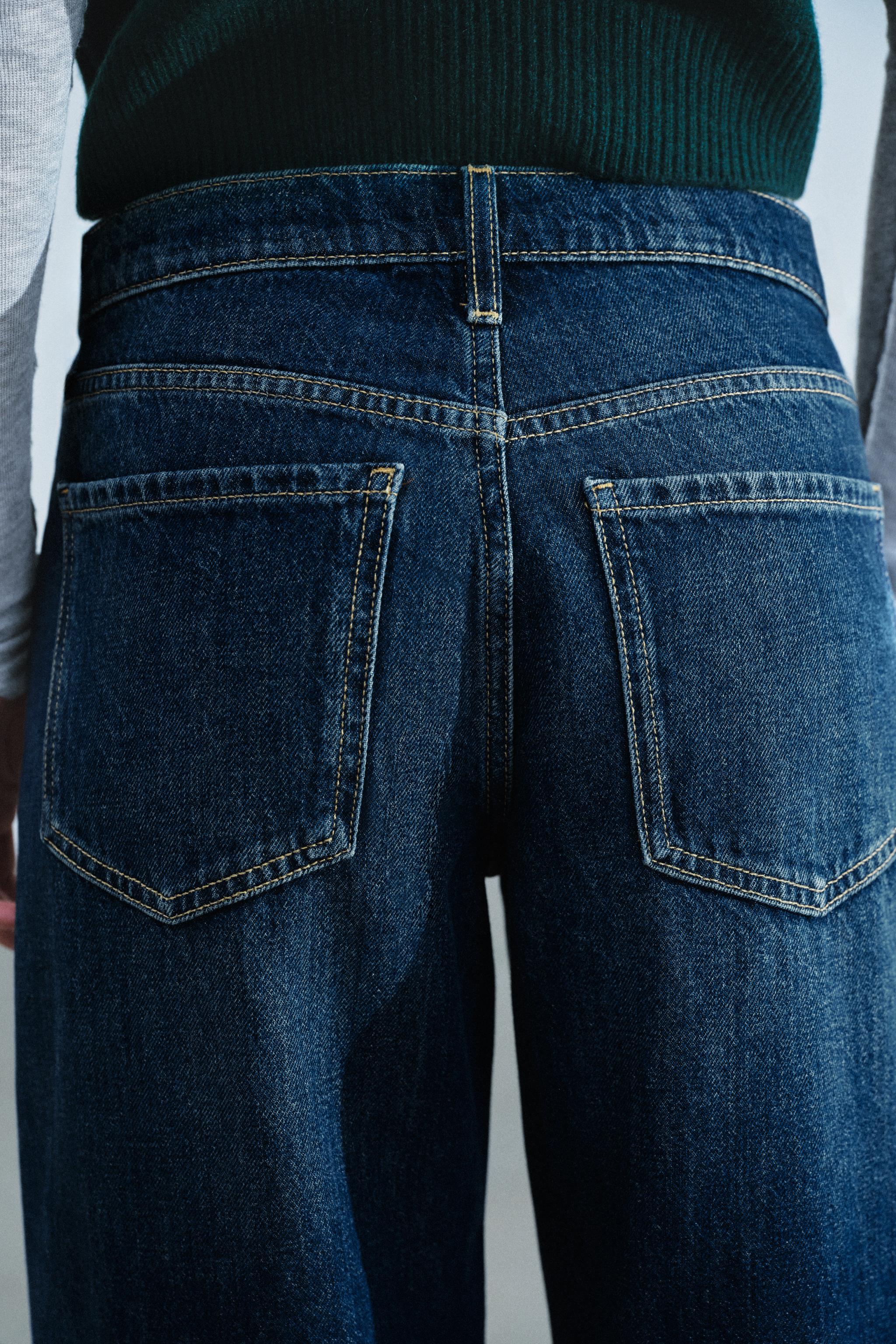 JEAN ZW COLLECTION JAMBE LARGE TAILLE BASSE