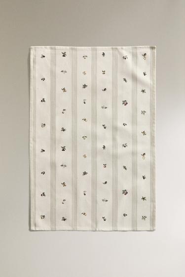 PACK OF COTTON FRUIT TEA TOWELS (PACK OF 2) - Green by Zara - Image 1