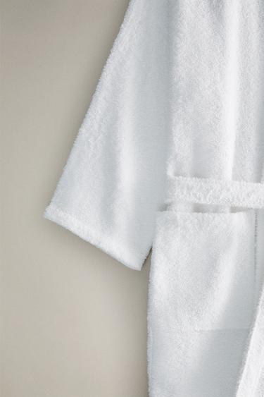 (420 GXM²) COTTON BATHROBE - White by Zara - Image 2