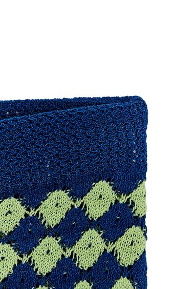 STRICKROCK MIT STRUKTUR - Blau / Grün von Zara