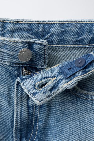 FADED WIDE-LEG JEANS - Blue by Zara - Image 2