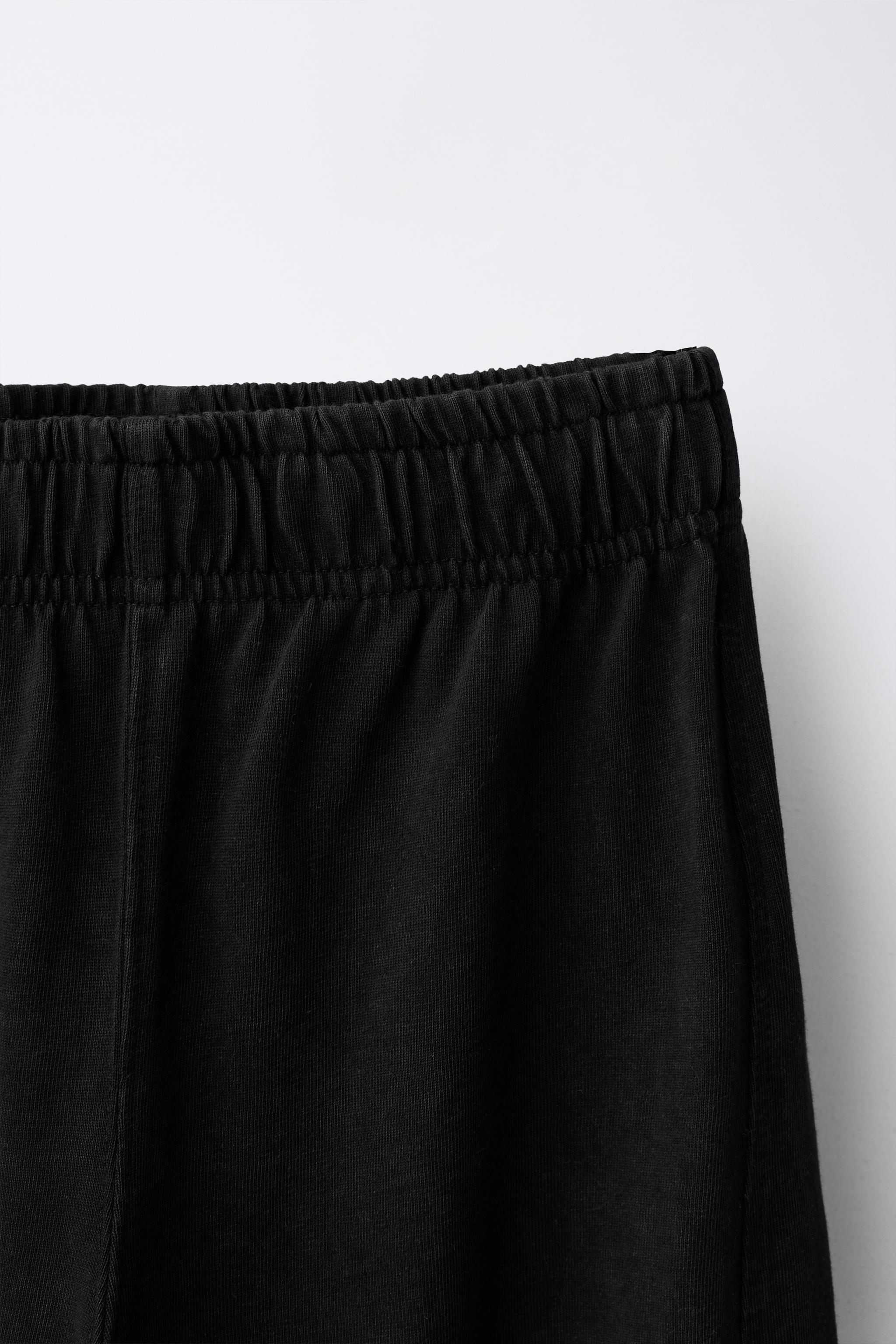 WASHED EFFECT T-SHIRT AND BALLOON PANTS SET