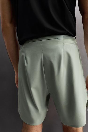 SHORT LÉGER PERFORÉ - Bleu clair de Zara - Image 5