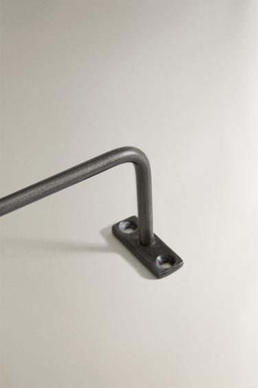 DARK METAL TOWEL RACK - Black by Zara - Image 1