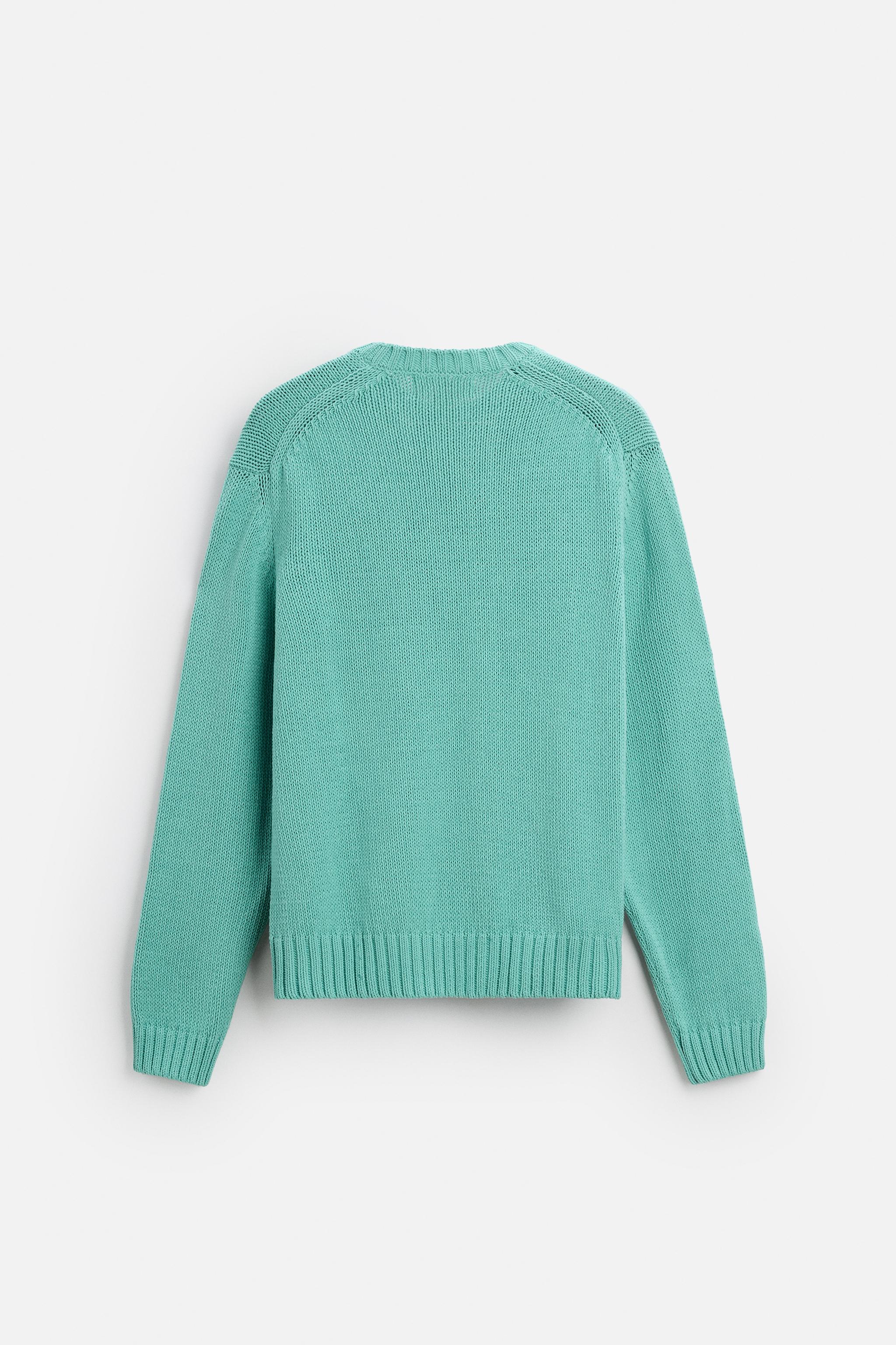 ニット・セーター HUECLOSET Lettering Round Knit SE331 KNIT - CLOSET by Haji(クローゼットバイハジ)