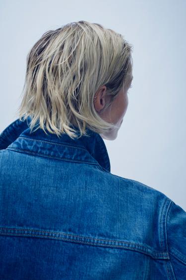 VESTE EN JEAN TRF - Bleu de Zara - Image 2