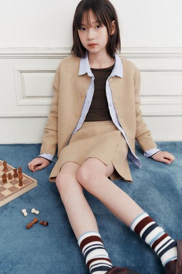 Zara 針織開襟衫 - 焦糖色