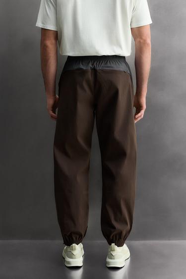 PANTALON TECHNIQUE COLOR BLOCK FOOTBALL - Bordeaux de Zara - Image 2