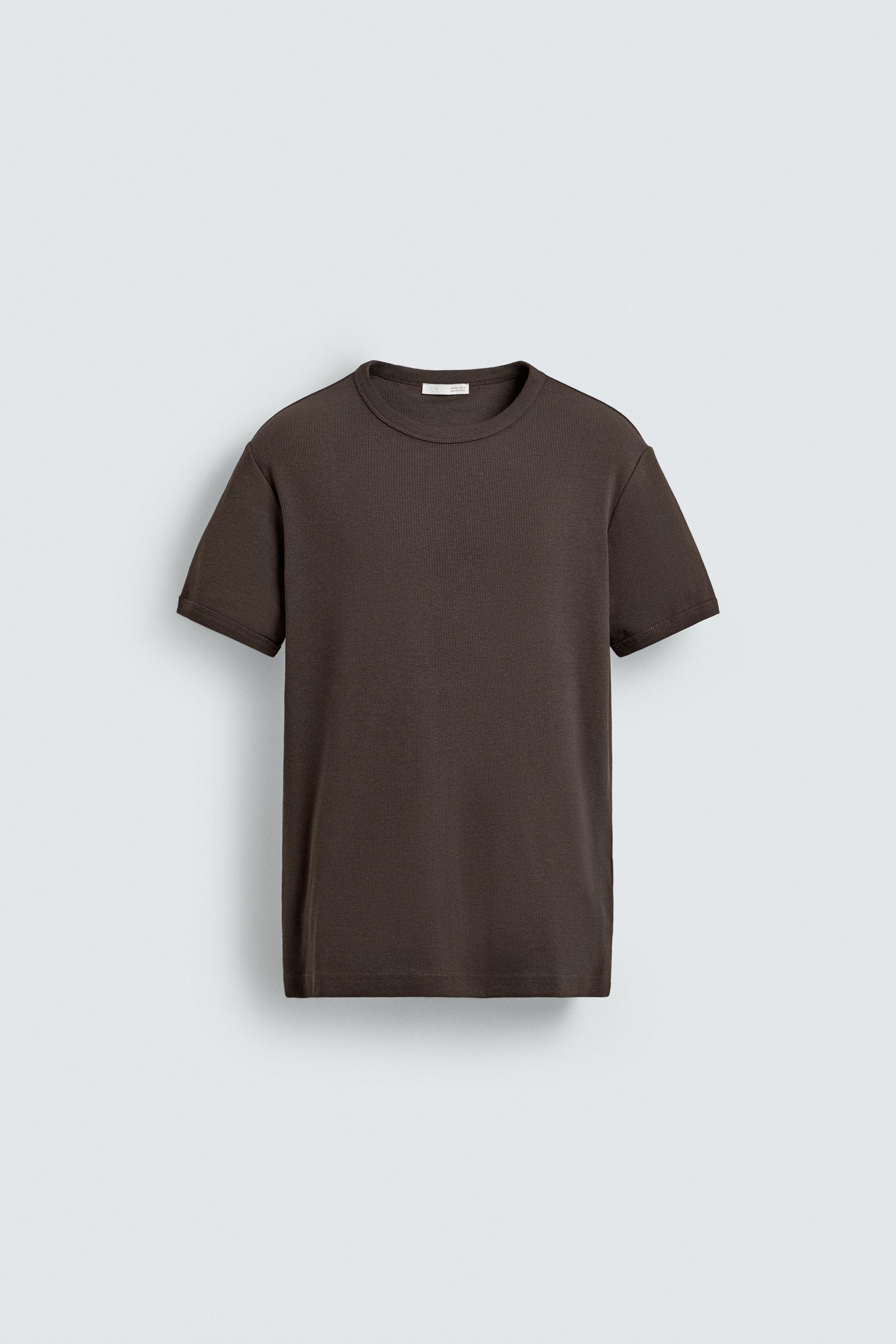 REGULAR FIT RIB T-SHIRT