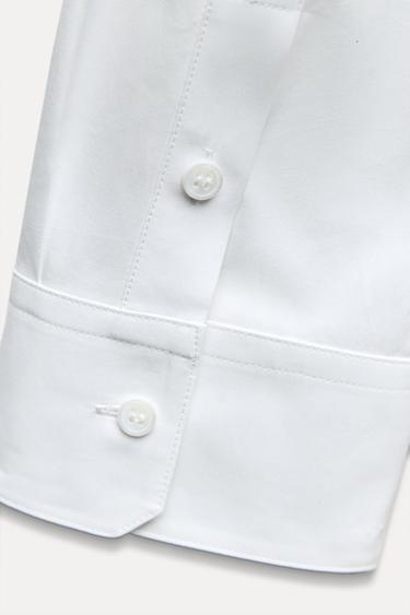 ZW COLLECTION POPLIN SHIRT - White by Zara