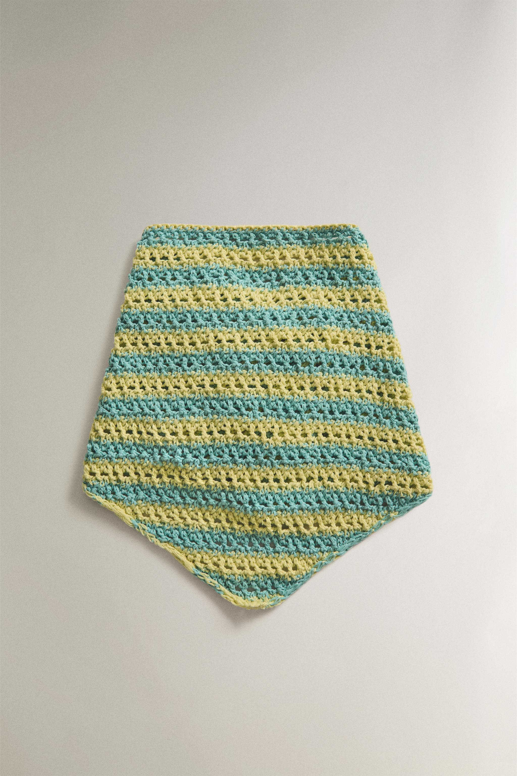 27.しめ縄 KIDS' CROCHET BEACH BANDANA - Lime green | ZARA United States